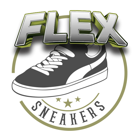 flex sneakers logo